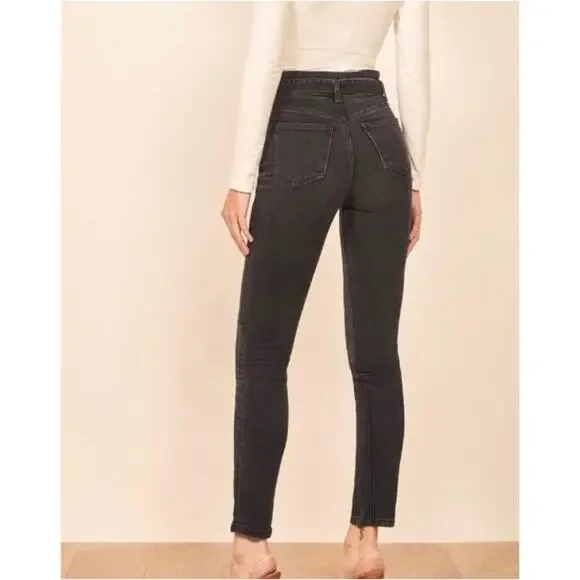 Reformation, Kayo High & Skinny Jeans, MSRP $118 - Picture 3 of 15